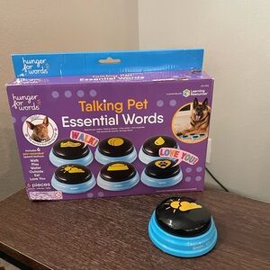 Talking pet buttons, battery powered EUC
